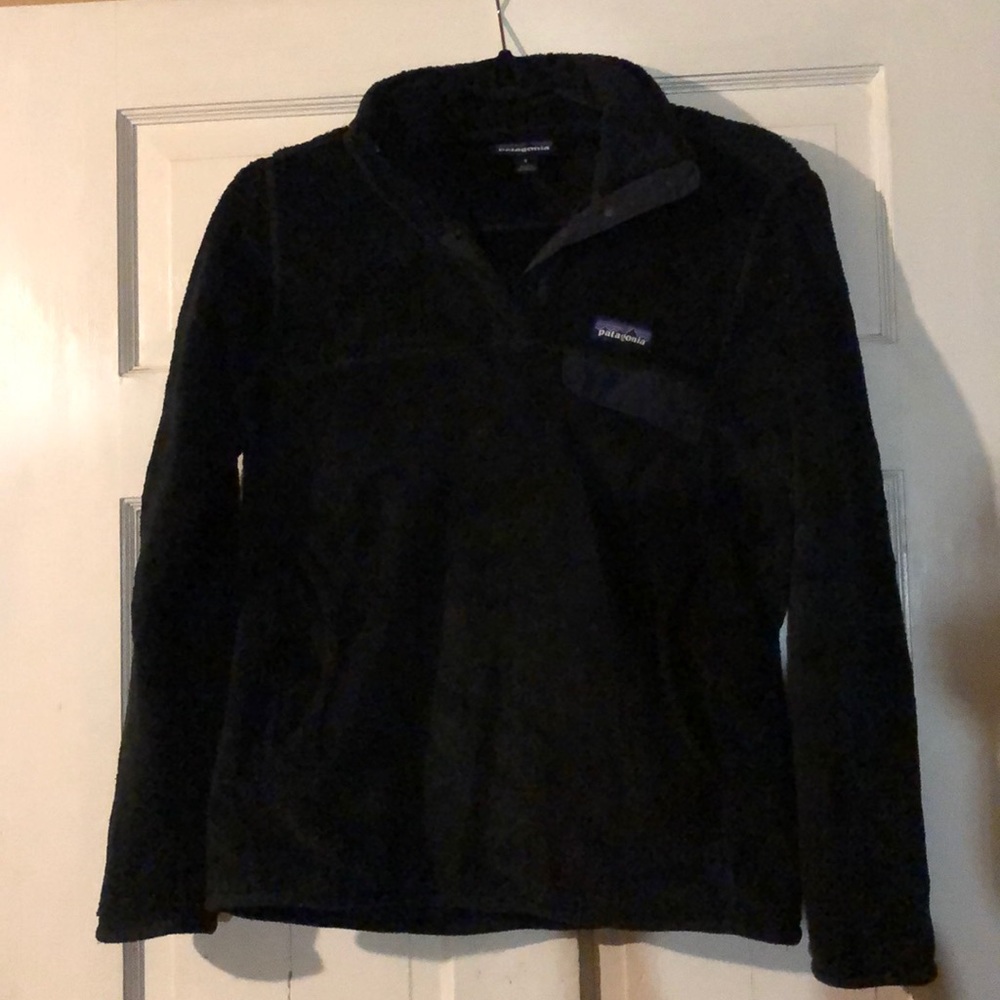 Patagonia Snap-T Pullover in Black